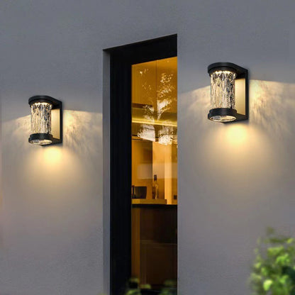 Waterproof Stainless Steel Crystal LED Wall Sconce Lamp