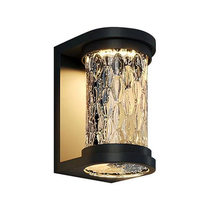 Waterproof Stainless Steel Crystal LED Wall Sconce Lamp