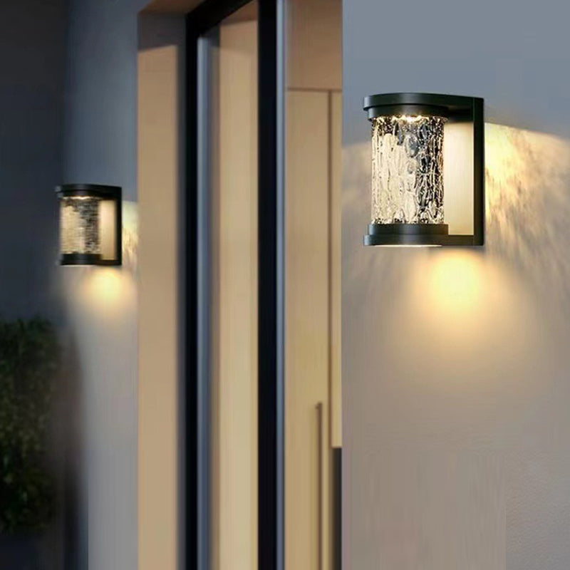 Waterproof Stainless Steel Crystal LED Wall Sconce Lamp