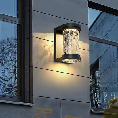 Waterproof Stainless Steel Crystal LED Wall Sconce Lamp