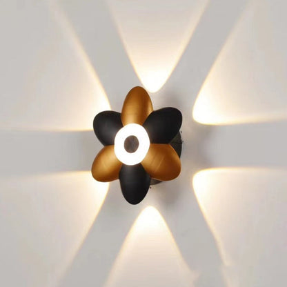 Flower-Shaped Design Aluminum LED Wall Sconce Lamp