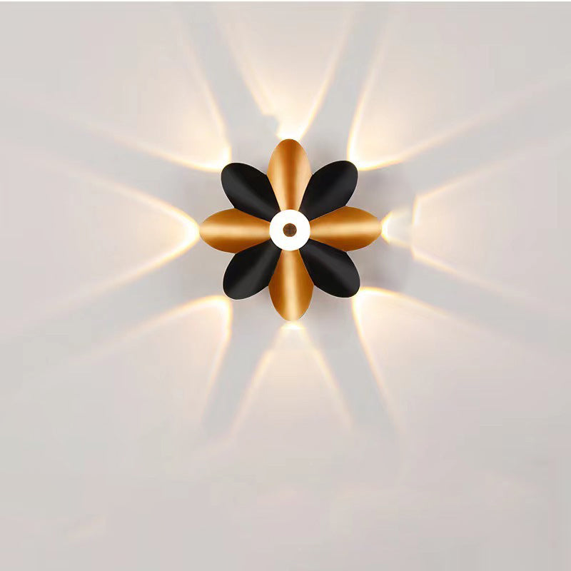 Flower-Shaped Design Aluminum LED Wall Sconce Lamp