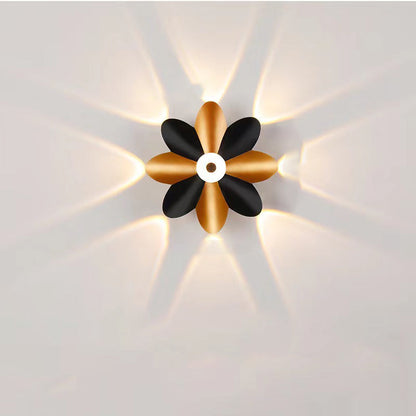 Flower-Shaped Design Aluminum LED Wall Sconce Lamp