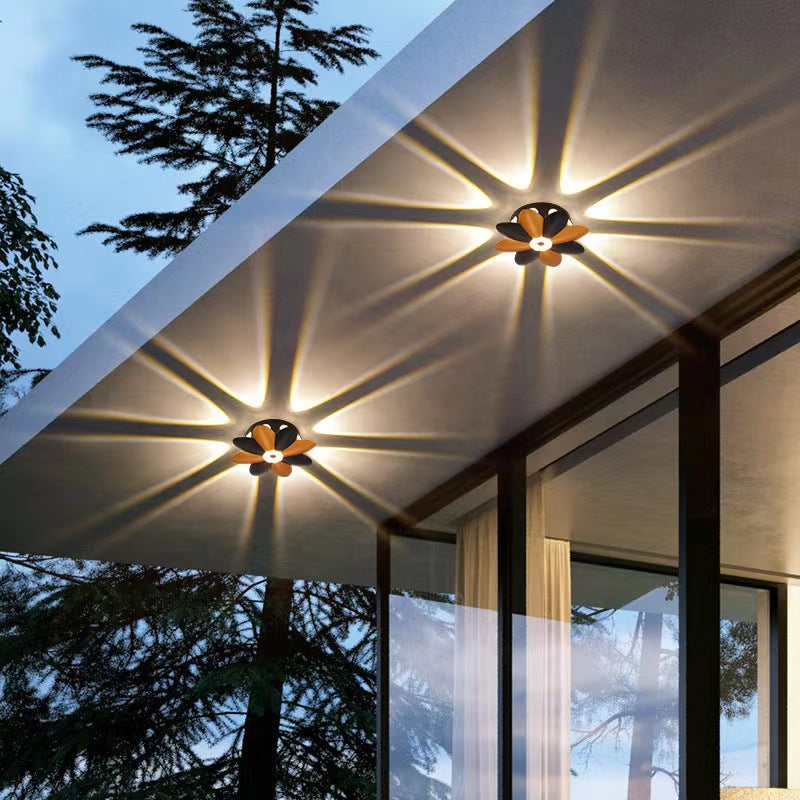 Flower-Shaped Design Aluminum LED Wall Sconce Lamp