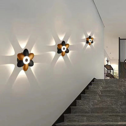 Flower-Shaped Design Aluminum LED Wall Sconce Lamp