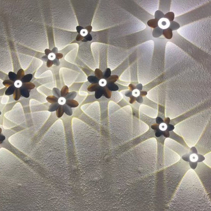 Flower-Shaped Design Aluminum LED Wall Sconce Lamp