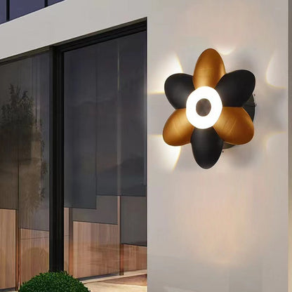Flower-Shaped Design Aluminum LED Wall Sconce Lamp
