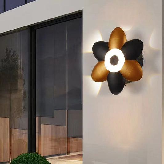 Flower-Shaped Design Aluminum LED Wall Sconce Lamp