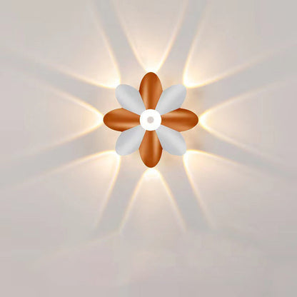Flower-Shaped Design Aluminum LED Wall Sconce Lamp