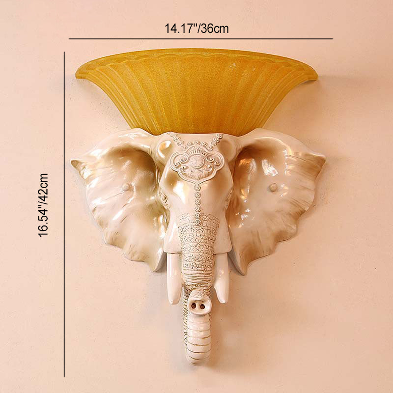 Animal-Inspired Light – 1-Light Sconce in Metal and Glass