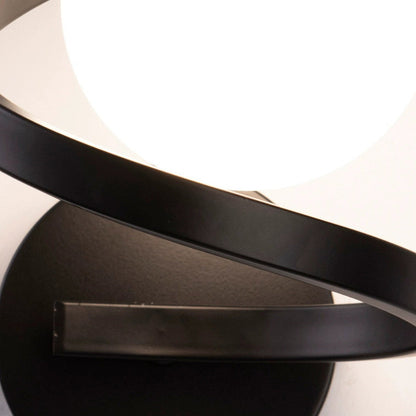 Simplicity Wall Sconce – 1-Light Iron & Glass Sphere Lamp