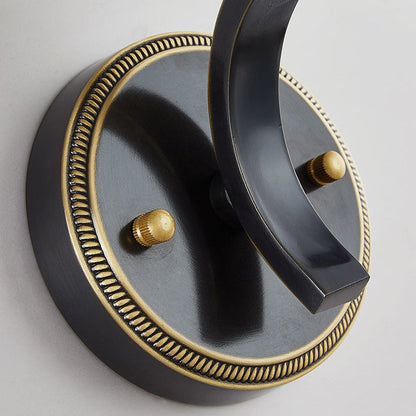 French Cylinder Wall Sconce – 1-Light Copper & Glass Lamp