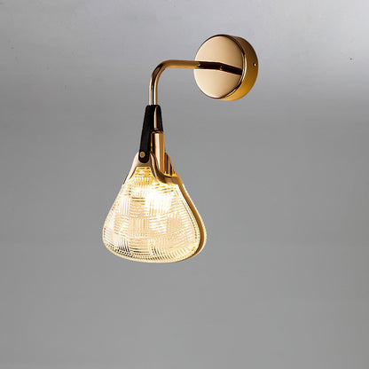 Creative Wall Sconce – 1-Light Iron & Acrylic Handbag Lamp