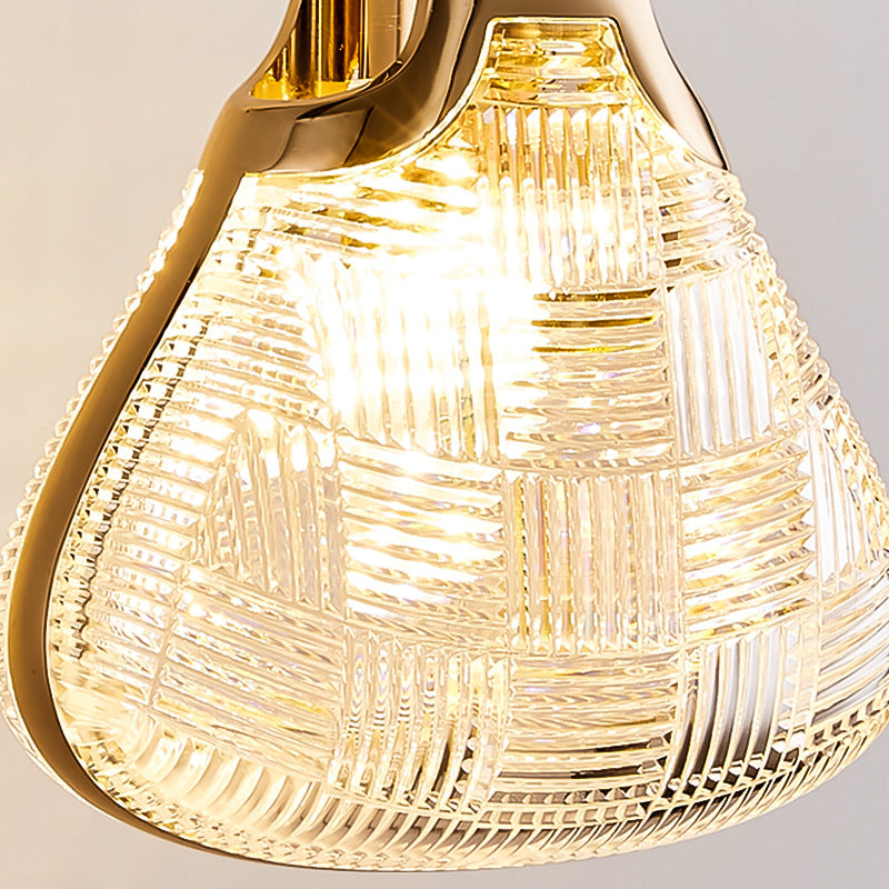 Creative Wall Sconce – 1-Light Iron & Acrylic Handbag Lamp