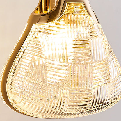 Creative Wall Sconce – 1-Light Iron & Acrylic Handbag Lamp