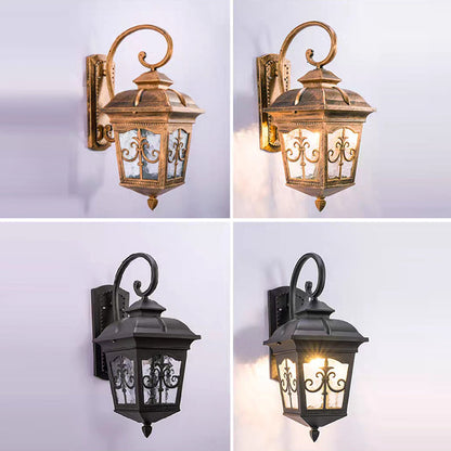 Waterproof Aluminum Glass 1-Light Wall Sconce Lamp