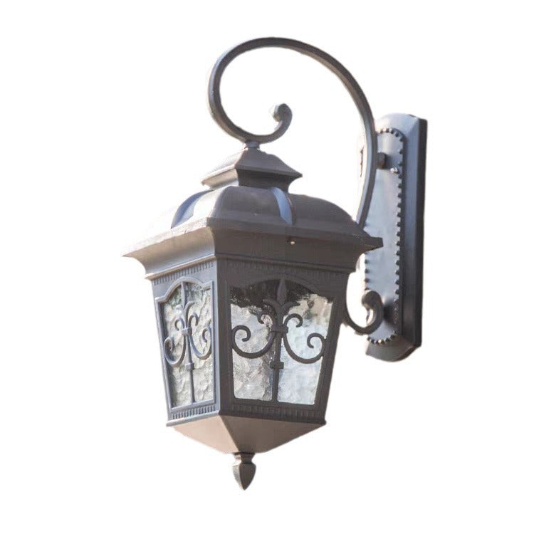 Waterproof Aluminum Glass 1-Light Wall Sconce Lamp