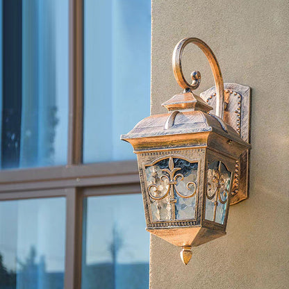Waterproof Aluminum Glass 1-Light Wall Sconce Lamp