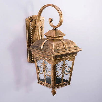 Waterproof Aluminum Glass 1-Light Wall Sconce Lamp