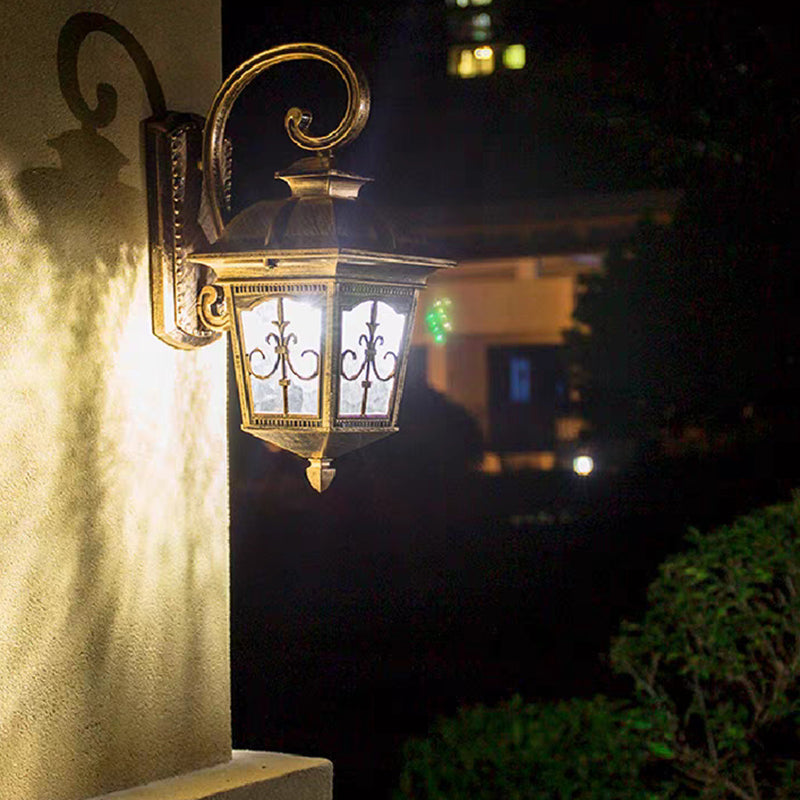Waterproof Aluminum Glass 1-Light Wall Sconce Lamp