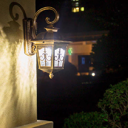 Waterproof Aluminum Glass 1-Light Wall Sconce Lamp