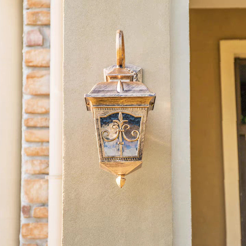 Waterproof Aluminum Glass 1-Light Wall Sconce Lamp