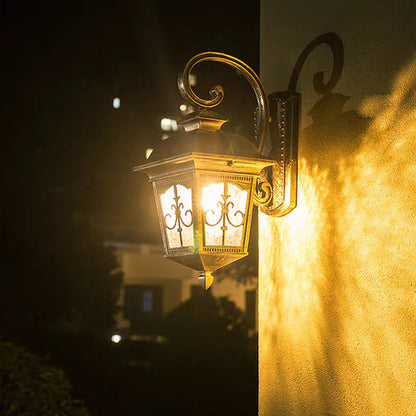 Waterproof Aluminum Glass 1-Light Wall Sconce Lamp