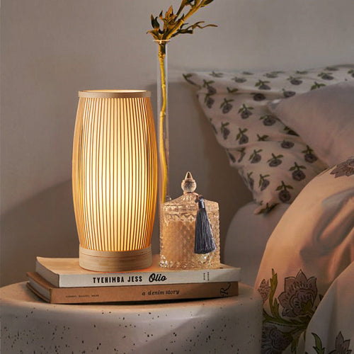 Traditional Bamboo Table Lamp