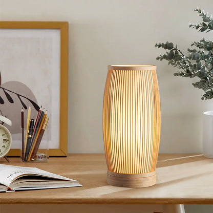 Traditional Bamboo Table Lamp