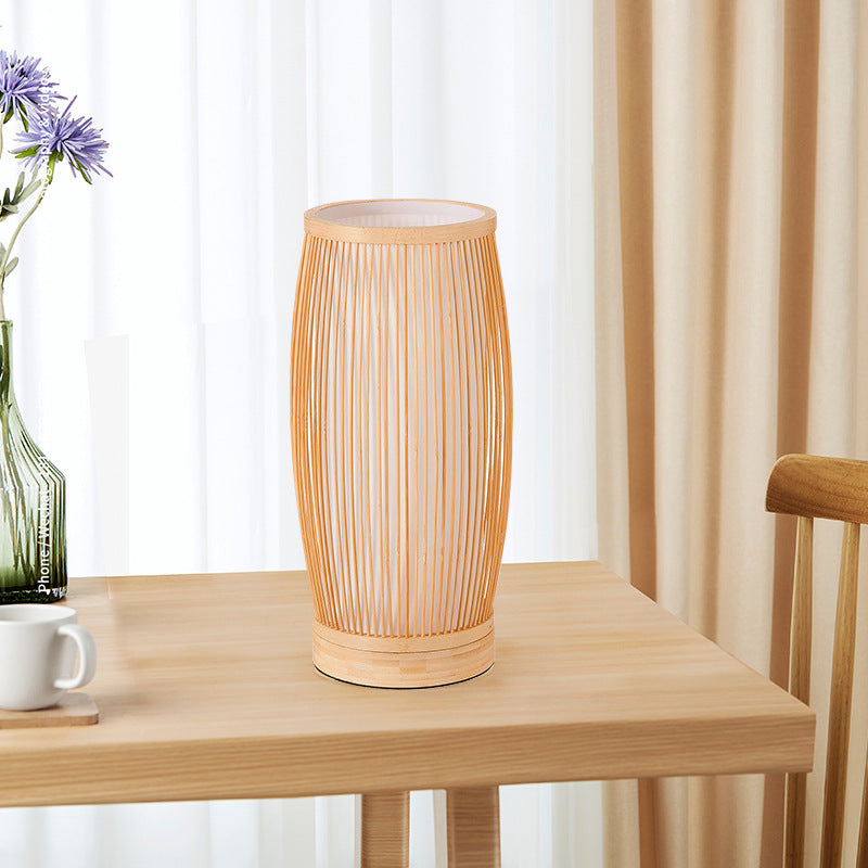 Traditional Bamboo Table Lamp