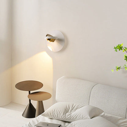 Modern Simplicity Round Iron Aluminum LED Wall Sconce Lamp