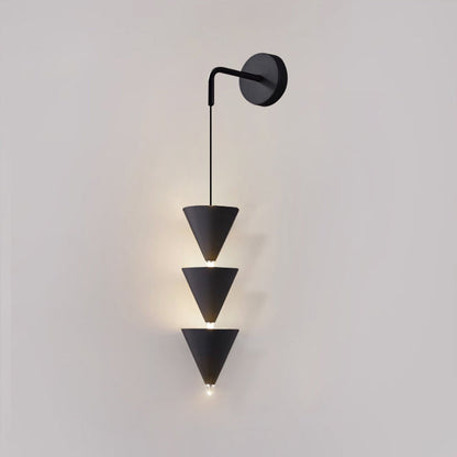 Creative Cone Iron Acrylic LED Wall Sconce Lamp