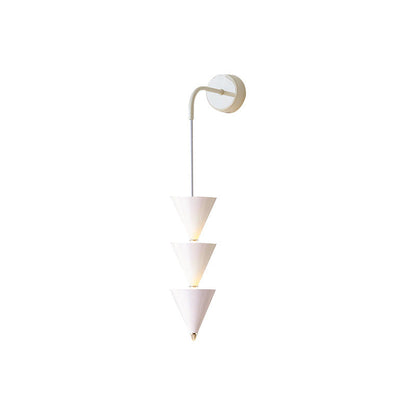 Creative Cone Iron Acrylic LED Wall Sconce Lamp