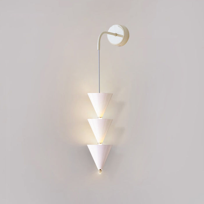 Creative Cone Iron Acrylic LED Wall Sconce Lamp