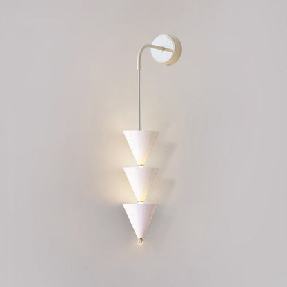 Creative Cone Iron Acrylic LED Wall Sconce Lamp