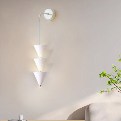 Creative Cone Iron Acrylic LED Wall Sconce Lamp