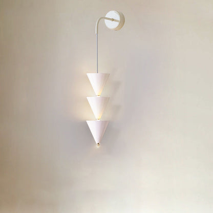 Creative Cone Iron Acrylic LED Wall Sconce Lamp