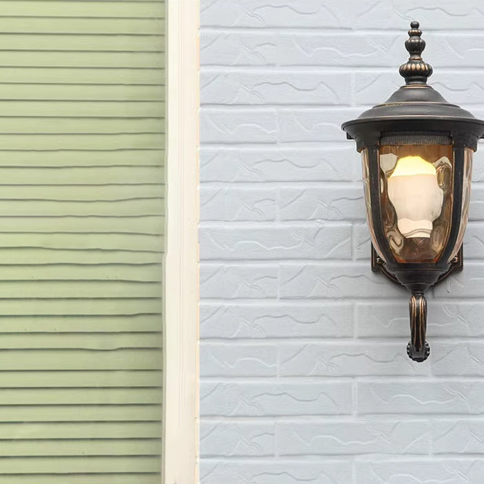 Nordic Jar Aluminum Glass 1-Light Wall Sconce Lamp