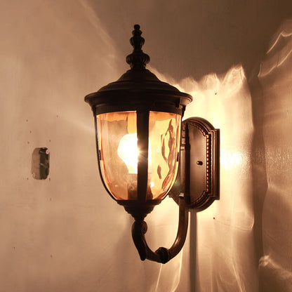 Nordic Jar Aluminum Glass 1-Light Wall Sconce Lamp