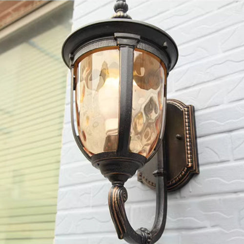 Nordic Jar Aluminum Glass 1-Light Wall Sconce Lamp