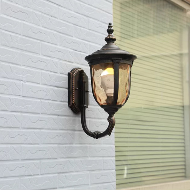 Nordic Jar Aluminum Glass 1-Light Wall Sconce Lamp