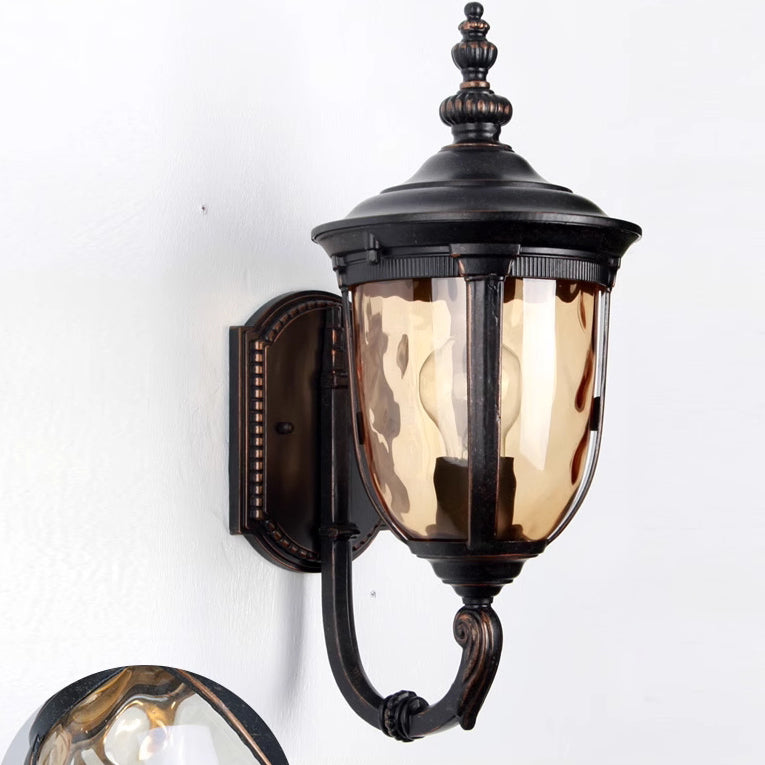 Nordic Jar Aluminum Glass 1-Light Wall Sconce Lamp