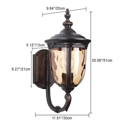 Nordic Jar Aluminum Glass 1-Light Wall Sconce Lamp