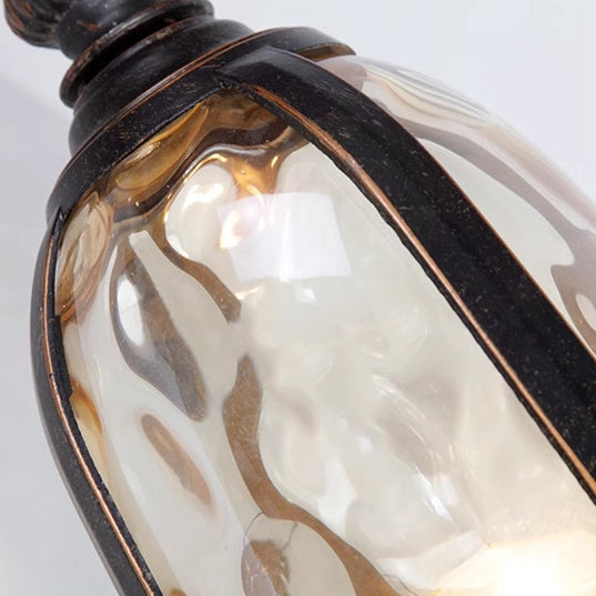 Nordic Jar Aluminum Glass 1-Light Wall Sconce Lamp