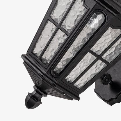 Lantern Waterproof Aluminum Glass 1-Light Wall Sconce Lamp