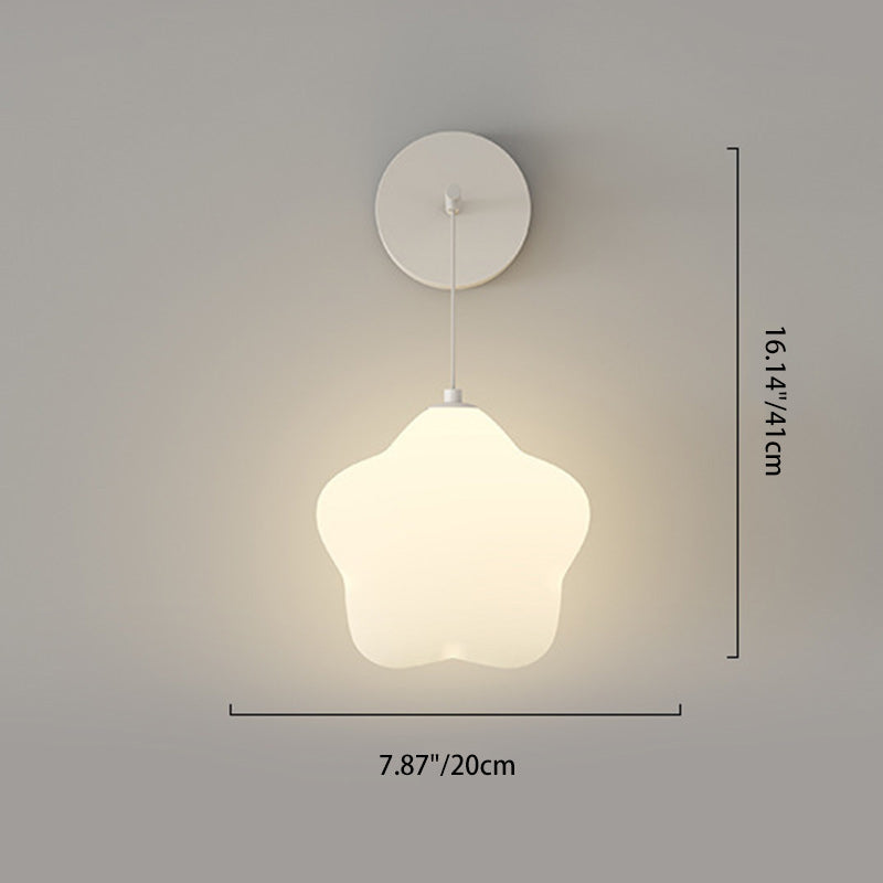 Modern Simplicity Star Iron PE LED Wall Sconce Lamp