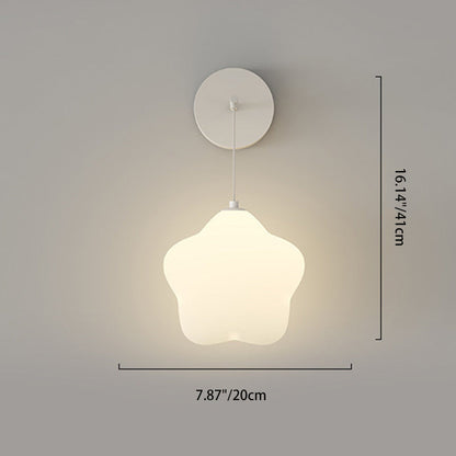 Modern Simplicity Star Iron PE LED Wall Sconce Lamp