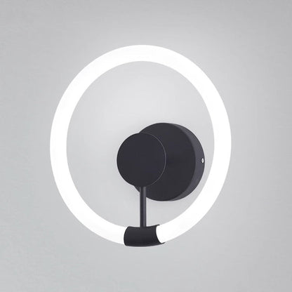 Contemporary Nordic Round Iron Acrylic LED Wall Sconce Lamp