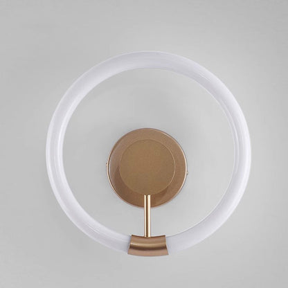 Contemporary Nordic Round Iron Acrylic LED Wall Sconce Lamp