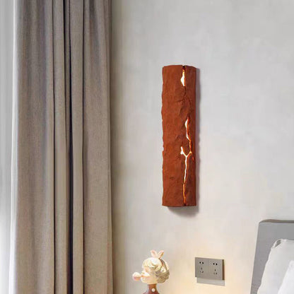 Traditional Vintage Rectangular Resin LED Wall Sconce Lamp